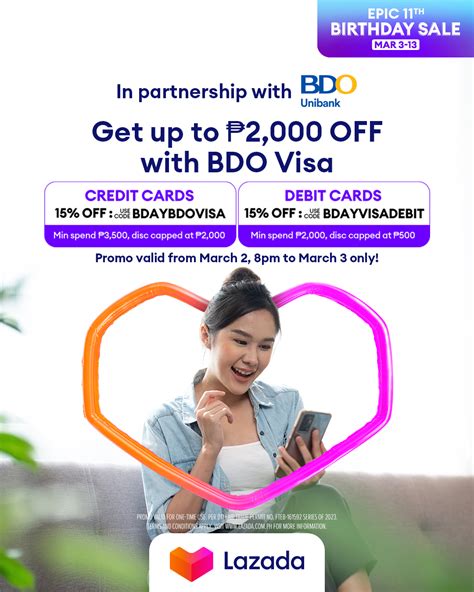 bdo coupon.